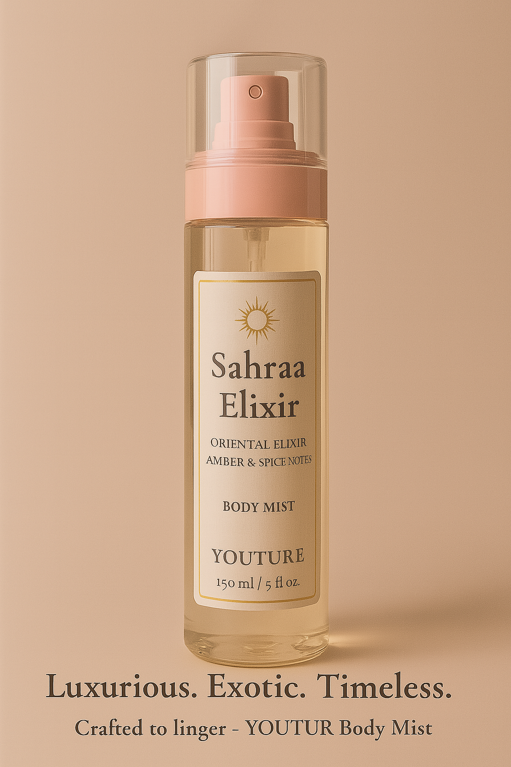Sahraa Elixir | Body Mist – Amber & Spice Veil (150 ml)
