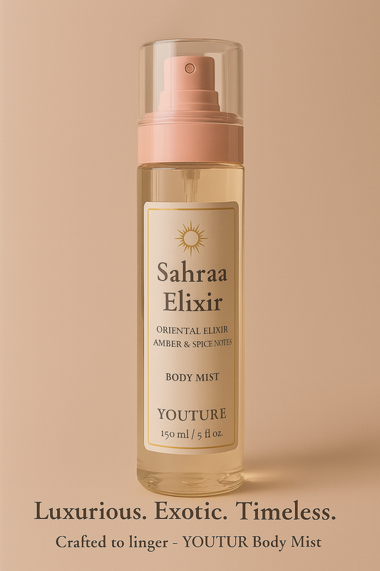 Sahraa Elixir | Body Mist – Amber & Spice Veil (150 ml)