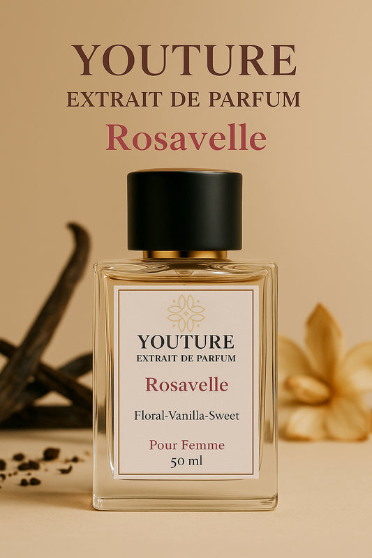 Rosavelle | Extrait de Parfum – Velvet Rose & Vanilla (50 ml)