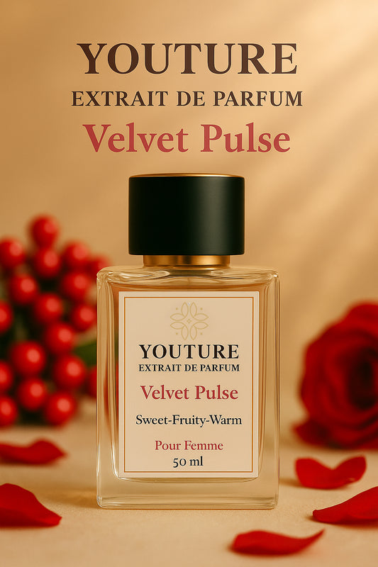 Velvet Pulse | Extrait de Parfum – Spiced Rose & Vanilla Cream (50 ml)