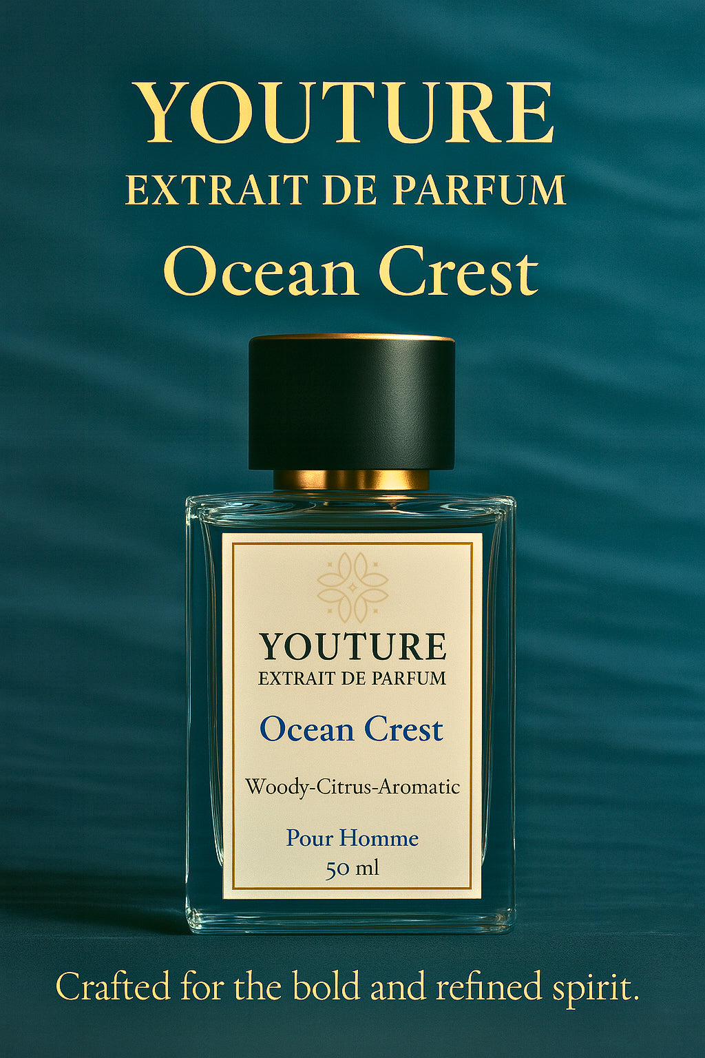 Ocean Crest | Extrait de Parfum – Deep Marine Clarity (50 ml)
